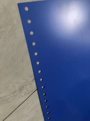 नीली छिद्रित सीटीपी प्लेट थर्मल सीटीपी प्लेट 18 महीने की शेल्फ लाइफ के साथ